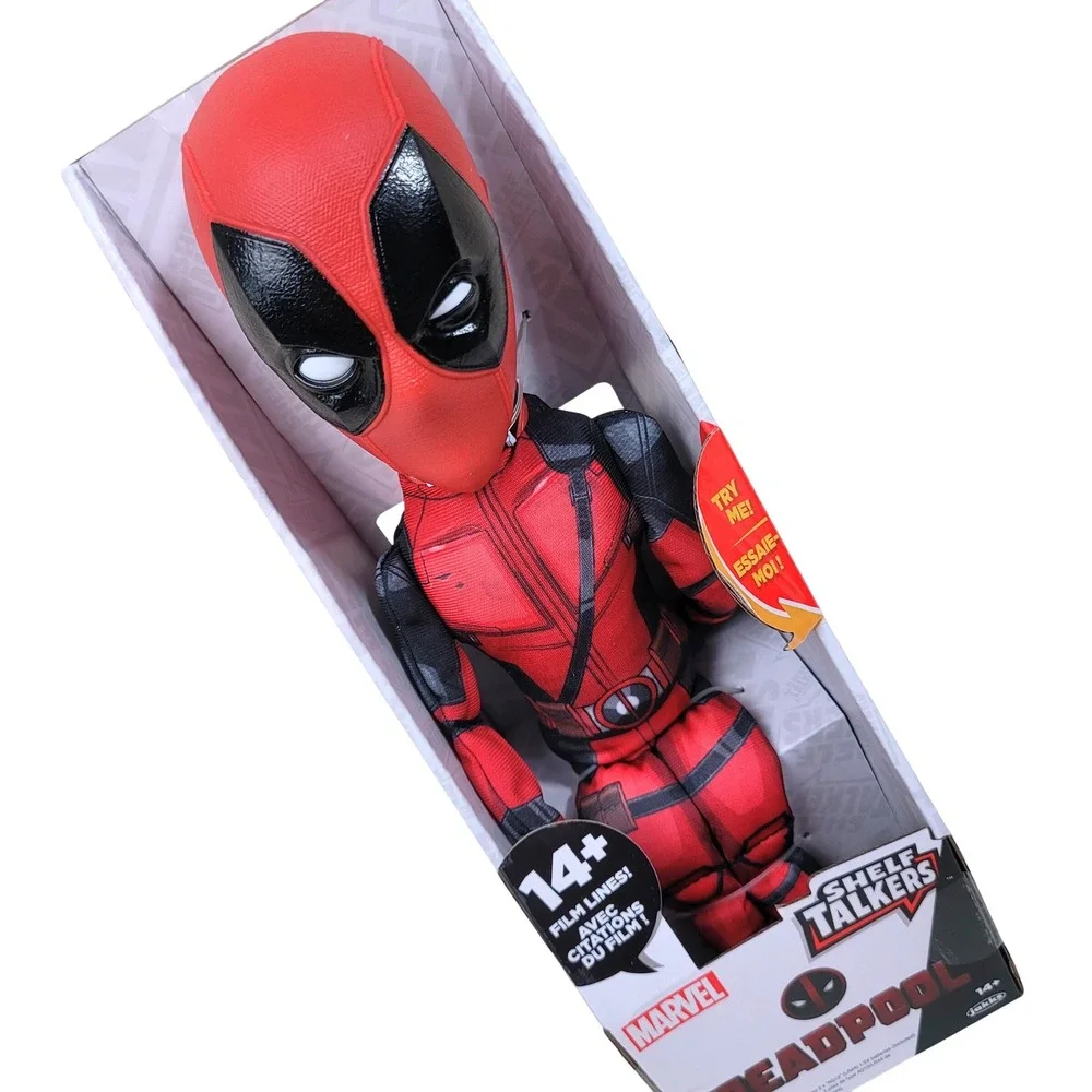 Marvel Deadpool Doll 14+ Film Lines‎ Talking Collectible Toy - Shelf Talkers